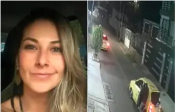 Diana Ospina apareció la noche del lunes, tras llegar por sus propios medios a un CAI en la vía que comunica a Bogotá con Choachí. FOTOS: Captura de video y tomada de video