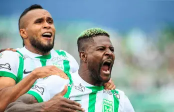 Los experimentados Andrés Sarmiento y Dairon Asprilla lideran los convocados de Atlético Nacional para el duelo ante Llaneros este domingo. FOTO CAMILO SUÁREZ