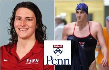 Lia Thomas fue la primera atleta abiertamente transgénero en ganar un campeonato nacional de la División I de la NCAA en 2022. FOTO: PENN ATHLETICS Y GETTY