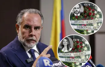 Armando Benedetti anuncia refuerzo de seguridad para candidatos presidenciales tras las intimidaciones contra Paloma Valencia y Abelardo de la Espriella. Fotos: Colprensa y redes sociales