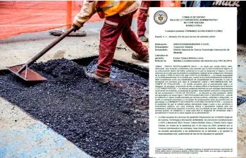 El Consejo de Estado anuló la adjudicación de un contrato por $70.000 millones, suscrito en 2023 para la construcción, rehabilitación, mantenimiento y mejoramiento de la malla vial de la ciudad. FOTO CAMILO SUÁREZ