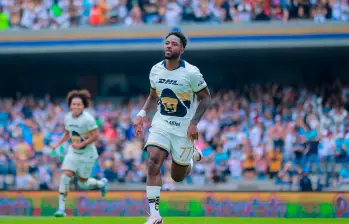 Álvaro Angulo, de 28 años, jugó 25 partidos con Independiente y convirtió 5 tantos. Ahora espera consolidarse en Pumas de México. FOTO X-Pumas