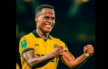 El chocoano Jhon Arias, de 28 años, llegó al fútbol de Inglaterra a mediados de 2025, después de hacer un buen Mundial de Clubes con el Fluminense brasileño. Foto: @Wolverhampton 