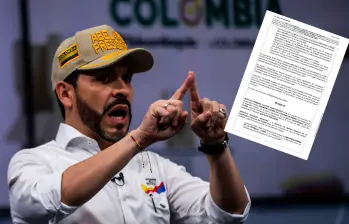 El candidato presidencial se pronunció sobre la indagación por parte del CNE por presuntas firmas falsas para su inscripción. FOTO: JULIO CÉSAR HERRERA
