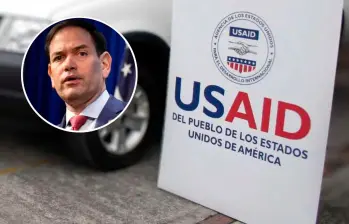 El secretario de Estado, Marco Rubio, anunció este 1° de julio el fin de la Agencia de Estados Unidos para el Desarrollo Internacional (Usaid). FOTOS: Colprensa y Getty