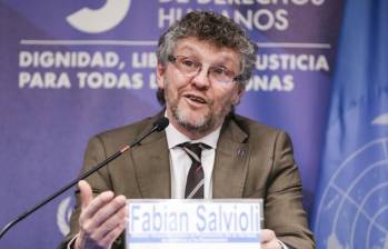 Fabián Salvioli, experto de las Naciones Unidas para la justicia transicional, fue el encargado de lanzar las críticas al actual sistema de paz en Colombia. FOTO: COLPRENSA