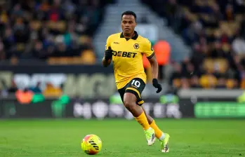 El Wolverhampton habría aceptado la propuesta económica que le envió Palmeiras por el colombiano Jhon Arias, ahora toca esperar la decisión del chocoano, para ver si regresa a Brasil. FOTO GETTY 