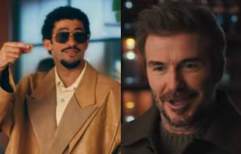 David Beckham y Bad Bunny fueron algunos famosos que aparecieron en los comerciales del Super Bowl. Fotos: Capturas de video