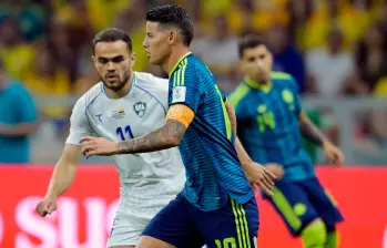 El volante colombiano James Rodríguez, de 35 años, es el capitán del seleccionado nacional. Foto: Juan Antonio Sánchez