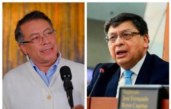 Ibáñez aseguró que era necesario “recaudar mayores elementos probatorios”. Petro, por su parte, lo acusó sin más de tener “odio ideológico”. FOTO: COLPRENSA/PRESIDENCIA