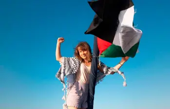 La iniciativa que Thunberg lidera es llamada Global Sumud Flotilla (sumud significa perseverancia en árabe). FOTO: Tomada de Instagram @gretathunberg