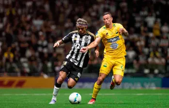 Atlético Bucaramanga venció 1-0 a Atlético Mineiro, pero perdió la serie desde los penales y se despidió de la Copa Sudamericana. FOTO: Tomada de X @Sudamericana