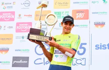 En su regreso al país, Diego Camargo reinó en el Clásico RCN. En la reciente Vuelta a Colombia fue segundo. FOTO: Cortesía Ánderson Bonilla