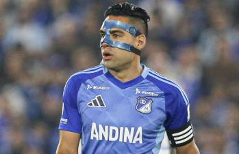 Durante su paso por Millonarios, Falcao García jugó solo 29 partidos y marcó 11 goles. FOTO: Colprensa