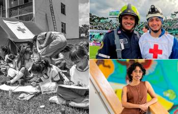 La Cruz Roja cumple 100 años y registramos tres historias de personas a quienes la entidad les cambió la vida. FOTOS Archivo, cortesía y Camilo Suárez