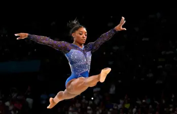 Simone Biles en los JJOO 2024. FOTO: Instagram Simonebiles
