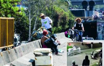 En un accidente, ocurrido esta semana en el soterrado, murieron dos habitantes de calle al ser arrollados por un carro. FOTO Julio Herrera y Cortesía.