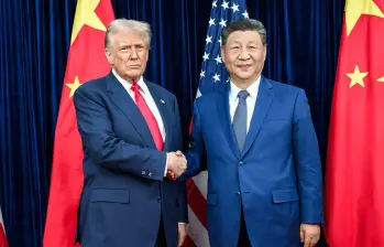 Los presidentes Donald Trump y Xi Jinping se reunirán en China este miércoles 13 de mayo de 2026. FOTO: Colprensa 