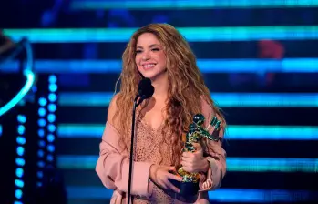 Shakira fue una de las ganadoras en los MTV VMA 2025. FOTO Cortesía
