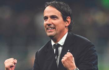El entrenador italiano Simone Inzaghi, hermano del goleador Filippo, llegó al banquillo del Inter en 2021, proveniente de la Lazio . FOTO: GETTY