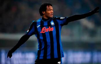El futbolista antioqueño Juan Guillermo Cuadrado terminó contrato con el Atalanta el pasado 30 de junio. FOTO: GETTY