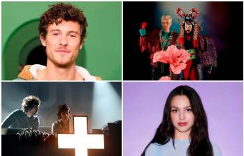 Shawn Mendes, Empire of the Sun, Justice y Olivia Rodrigo son algunos de los artistas que se presentarán en el FEP 2025. FOTOS Tomadas de Wikipedia