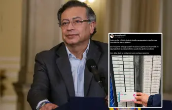 Gustavo Petro confundió en un trino un medicamento para combatir la insulina con uno para tratar enfermedades relacionadas a la tiroides. Fotos: Colprensa y redes sociales 