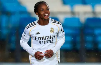 La futbolista caleña Linda Caicedo tiene contrato con el Real Madrid español hasta junio del 2031. FOTO: Getty