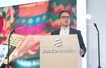 En la foto Juan Carlos Mora, presidente del Grupo Bancolombia. FOTO COLPRENSA