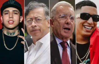 Las entrevistas que hará Westcol a Gustavo Petro y Álvaro Uribe que inciden en su rivalidad con Mr. Stiven. FOTOS: Tomadas de redes sociales @westcol, @stiven.tc y Colprensa 