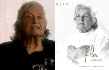 Luto en la televisión colombiana; falleció la actriz Flor Vargas a los 98 años. Foto: Caracol TV / redes sociales @actoresscg