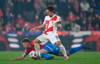 Luka Modric, capitán croata de 40 años y con 193 partidos, participará en su quinto Mundial (2006, 2014, 2018 y 2022). FOTO: Getty 