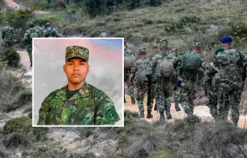 El soldado profesional Yathson Manuel Maestre Salazar fue la víctima identificada por las autoridades tras los fuertes enfrentamientos en un municipio de Nariño. FOTO: Manuel Saldarriaga y Fuerzas Militares