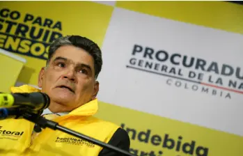 A través de un video, el funcionario dio sus declaraciones en horas posteriores al cierre de las urnas. Foto: Colprensa