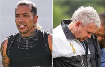 Dayro Moreno, con 39 años, es el máximo goleador en la historia del fútbol colombiano con 370 goles y jugó con la Selección Colombia ante Bolivia. FOTO: Redes sociales @oncecaldas