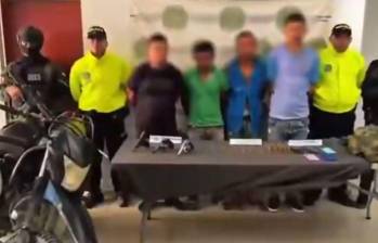 La Operación Diamante en Santa Marta dejó 10 capturados y material para delinquir incautado. Foto: Policía Nacional
