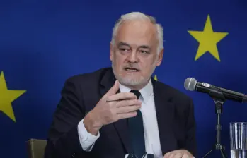 La Misión de Observación Electoral de la UE, liderada por Esteban González Pons, lleva meses en Colombia monitorizando las elecciones; también estuvieron en las legislativas. Foto: Colprensa