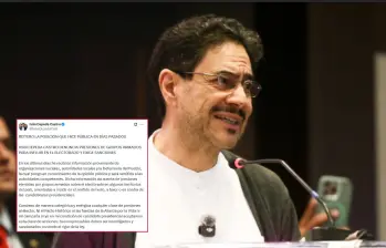Las declaraciones las dio a conocer a través de un mensaje que compartió en su cuenta de X (antes Twitter). Foto: Redes sociales/ Colprensa