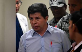 El expresidente peruano Pedro Castillo tuvo una descompensación cuando se encontraba en su celda. FOTO: AFP