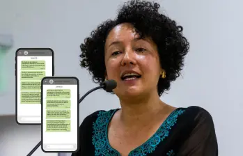 Conversaciones telefónicas y por WhatsApp evidenciarían como la senadora Isabel Zuleta ejerce presiones ante generales del Ejército y la Policía para detener combates y operaciones militares contra grupos armados ilegales. Fotos: Julio César Herrera Echeverri y revista Semana