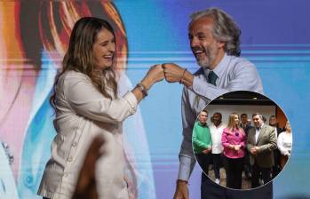 Paloma Valencia suma otro apoyo religioso en la recta final antes de la primera vuelta presidencial. Fotos: Colprensa y captura video redes sociales