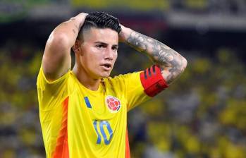 James Rodríguez jugó los 90 minutos en la derrota contra Ecuador en Barranquilla. Foto: Getty Images