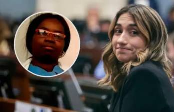 Fabiola Perea fue interceptada de manera ilegal tras ser señalada de un robo en la casa de Laura Sarabia.Foto: Colprensa y captura de video