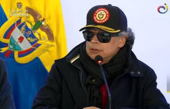 Presidente Gustavo Petro en Consejo de Ministros. Foto: captura de video