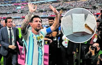 El argentino Lionel Messi confirmó que no continuará con la selección de Argentina, el astro se va tras 21 años vistiendo los colores de su país. FOTO AFP - Instagram Messi