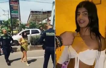 Capturaron en Medellín a Valentina Velázquez, más conocida en redes sociales como “Valentina Mor”. FOTOS: Capturas de video 