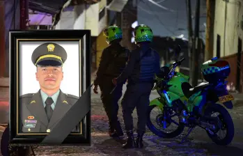 El subintendente Robinson de Jesús Acevedo es otra víctima fatal del ´Plan Pistola´. FOTO: EL COLOMBIANO Y CORTESÍA