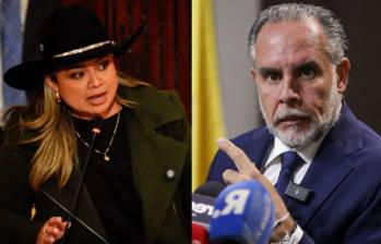 Lina María Garrido y Armando Benedetti han tenido disputas en redes sociales luego del discurso pronunciado el pasado 20 de julio. Fotos: Colprensa