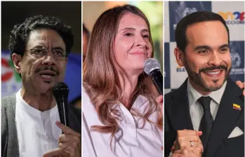 Iván Cepeda 37,5%, Paloma Valencia 19,9% y De la Espriella 20,2%. FOTO: Tomada de redes sociales 
