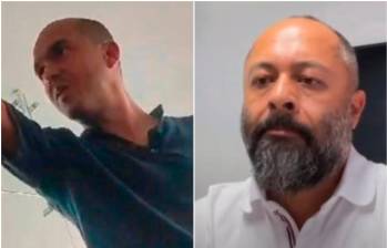 Diego Charry aparece en el video insultando e intimidando a los empleados de su empresa. Gustavo Charry, su hermano, salió a explicar lo sucedido en una reunión con el Ministerio del Trabajo. FOTO: Capturas de video